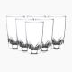 Luminarc/Glass ( Lisbonne 330 ml Tumblers Set, 6 Pieces )