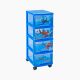 Planes Blue 4 Drawer Unit