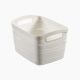 Ribbon Med. Basket 8 L. white