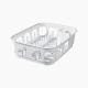 Essentials Rectangular Dish Drainer - White