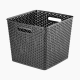 Curver / Plastic (  STYLE RECTANGULAR STORAGE BASKET  18 Liter ) AA