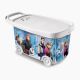 Frozen storage box with hand & wheels