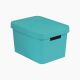 Infinity Storage Box with lid turquoise Large