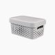Infinity Dots small Storage Box - Grey