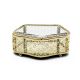 JEWELRY BOX WITH METAL FRAMED