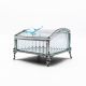 JEWELRY BOX WITH SHINNY NICKEL METAL TRIM D