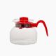 Tea pot 1 liter borosilicate glass