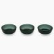 Rosa-Glass-(Set of 3 Plate Round 8.5 CM Black)