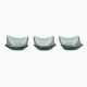 Rosa-Glass-(Set of 3 Plate Square 10.5*10.5 CM Black)