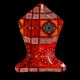 Rosa / Glass ( Kh.Red 38.5X24 CM Serving Plate Lantern )