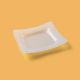 Rosa / Glass ( White Spin 28 x 28 CM serving Plate )