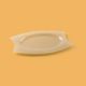 Rosa / Glass ( Off-White Spin 38.5 x 25 CM serving Plate )