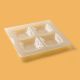 Rosa / Glass ( Off-White Spin 30 x 30 CM serving Plate )