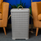 AKSA / Plastic ( REKA Laundry Basket 60 Liter )A