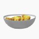 AKSA / Plastic ( Oval Solo Bowl 1.5 Liter / Grey  )6221325021219