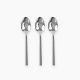 ZINNIA / Stainless Steel (  Set of 3 Tea Spoons )