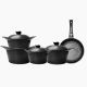 ZINNIA / Aluminium ( Granite Cookware Set 9 pcs  )