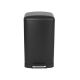 ZINNIA / Stainless Steel ( Rectangular Metal Waste bin with Pedal 30 Liter )