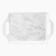 Moments / Melamine ( Shiva White serving tray set 3 pieces )