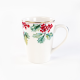 Rosa / Porcelain ( Mayurka Xmas Holly Mug 300 ML )