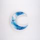 Rosa / Porcelain ( Kufi Crescent Serving Plate )