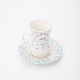 Rosa / Porcelain ( Zakharef Istikana Set 6 pcs 90 ml )