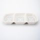 Rosa / Porcelain ( Zakharef Divided Serving Plate 3 Compartments )