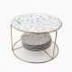 Rosa / Porcelain ( Decorations Dessert Set 7 pcs + Stand )