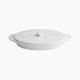 Rosa / Porcelain (  White Large oval Oven Dish w/Lid 38 cm )