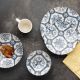Rosa / Porcelain ( DG-19189 Coup Dinnerware Set, 30 Pieces )