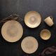 Rosa / Porcelain ( Earth Coup Dinnerware Set, 30 Pieces )
