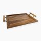 Wooden Tray w/hand 48*37 CM