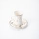 Rosa / Porcelain ( Farha Istikana Set 6 pcs 90 ml )