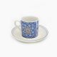 Rosa / Porcelain ( Khayameya Blue Dora Coffee Set 12 pcs 100 ml )