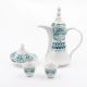 Rosa / Porcelain ( Mezianea Arabic Coffee Set 16 pcs 60 ml )