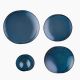 Rosa / Porcelain ( Blue Jeans Infinity Dinnerware Set, 24 Pieces )