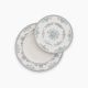 Rosa / Porcelain ( Petites Fleurs Galaxy Dinnerware Set, 46 Pieces )