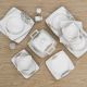 Rosa / Porcelain ( Nazdin T.Shape Set, 60 Pieces )