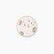 Rosa / Porcelain ( Golden Decorations Dessert Plate 21 cm )