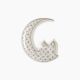 Rosa / Porcelain ( Arabesque Minaret/Crescent Serving Plate )