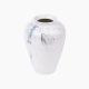 Rosa / Porcelain ( Shiffel Marble Gray Vase 25 cm )