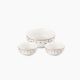 Rosa / Porcelain ( Farha Coup Coup Khoshaf Set 7 PCS )