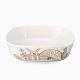 Rosa / Porcelain ( Golden Shell Large Square Oven Dish 28 cm )