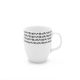 Rosa / Porcelain ( Bayern Comet B&W Mug )