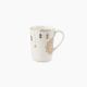 Rosa / Porcelain ( US Golden Decorations Mug 400 ml )