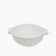 Zinnia / Plastic ( Large strainer 27 cm )White