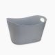 Zinnia / Plastic ( Laundry Basket 46 X 32 cm )Grey