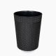Zinnia / Plastic ( Trash basket 30 x 23 cm )Black