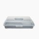 Zinnia / Plastic ( Picnic Box 30 x 38 cm )Grey