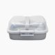 Zinnia / Plastic ( Lunch box 27 x 27 cm )Grey